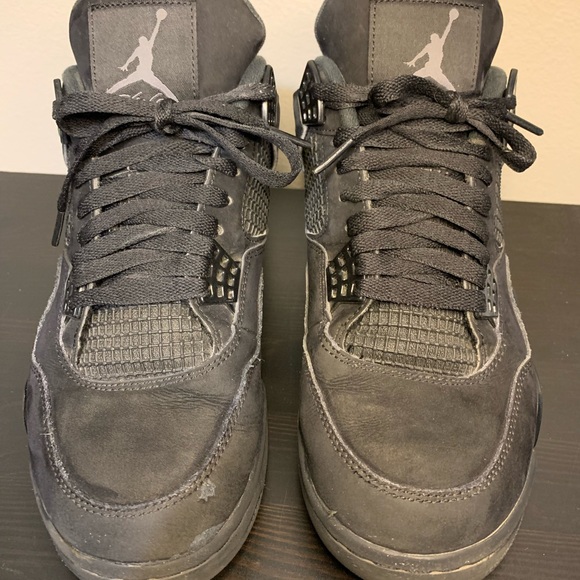 Jordan 4 Retro Black Cat CU1110-010 Size 9.5 - Picture 3 of 9